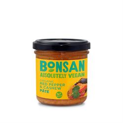 Bonsan Organic Red Pepper and Cashew Pate - 130g