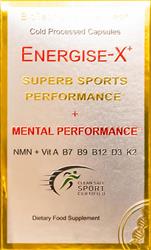 Energise X - NMN NAD+ CoQ10 Vitamin A D3 K2 B Complex