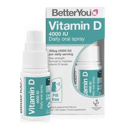 BetterYou Dlux 4000 Oral Spray - 15ml