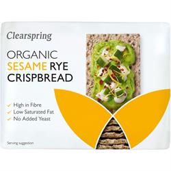 Organic Rye Crispbread - Sesame