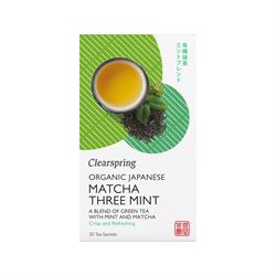 Organic Japanese Matcha Three Mint Tea
