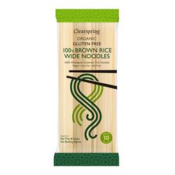 Clearspring Organic Brown Rice Wide Noodles - 200g