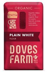 Doves Farm Organic Plain White Flour - 1kg