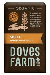 Doves Farm Organic Wholemeal Spelt Flour - 1kg