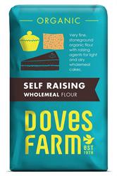 Doves Farm Organic Wholemeal Self-Raising Flour - 1kg