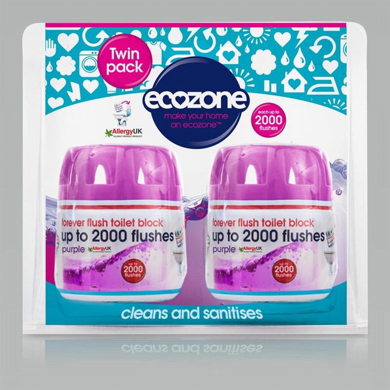 Forever Flush 2000 Flushes - Twin Pack - Purple