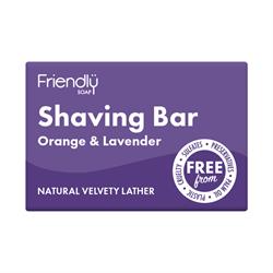Friendly Soap Shaving Bar - Orange & Lavender - 95g