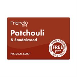 Friendly Soap Patchouli & Sandalwood Soap - 95g