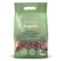 Just Natural Organic Walnut Halves - 125g