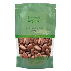 Org Cacao Beans Raw 200g