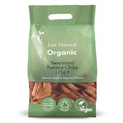 Just Natural Organic Banana Chips - 125g