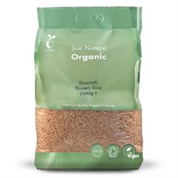 Just Natural Organic Basmati Brown Rice - 1kg