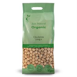 Just Natural Organic Chickpeas - 500g