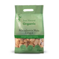 Just Natural Organic Macadamia Nuts - 125g
