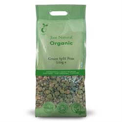 Just Natural Organic Green Split Peas - 500g