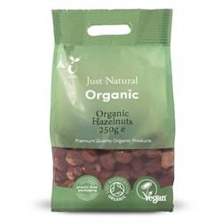 Just Natural Organic Hazelnuts - 250g