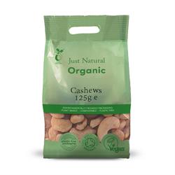 Just Natural Organic Whole Cashews - 125g
