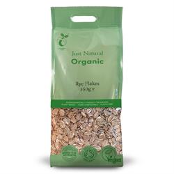 Just Natural Organic Rye Flakes - 350g