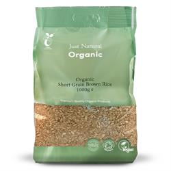 Just Natural Organic Short Grain Brown Rice - 1kg