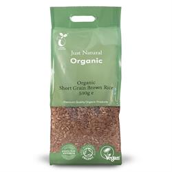 Just Natural Organic Short Grain Brown Rice - 500g