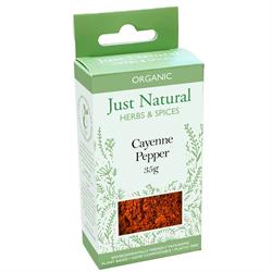 Just Natural Organic Cayenne Pepper - 35g
