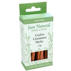 Just Natural Organic Cinnamon Bark - 15g