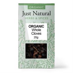Just Natural Organic Whole Cloves - 20g