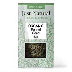 Just Natural Organic Fennel Seed - 40g