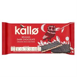 Kallo Rice Cakes with Dark Chocolate - 90g