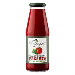 Mr Organic Organic Passata and Basil Jar - 690g