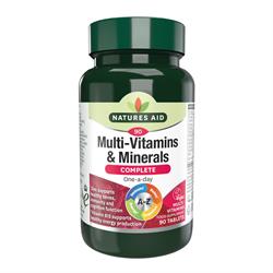 Nature&039;s Aid Multi-Vitamins & Minerals - 90tablets