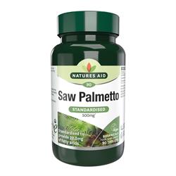Nature&039;s Aid Saw Palmetto 500mg - 90tablets
