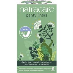 Natracare Mini Panty Liners - 30 Liners