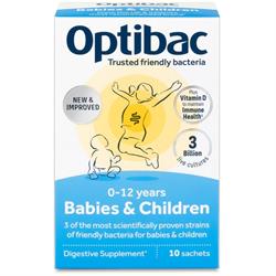 Optibac Probiotics For Babies and Children Sachets - 10 SACHETS