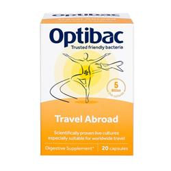 Optibac Probiotics For Travelling Abroad - 20 Caps