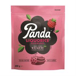 Panda Raspberry Liquorice Cuts Bag - 200g