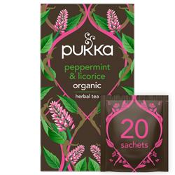 Pukka Peppermint and Licorice Tea - 20bags
