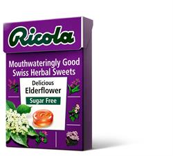 Ricola Elderflower Sugar Free Lozenges Box - 45g