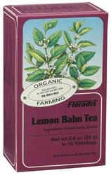 Floradix Organic Lemon Balm Herbal Tea - 15bags