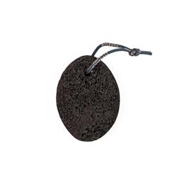 Natural Black Pumice Stone With Rope