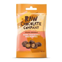 The Raw Chocolate Company Organic Raw Chocolate Mulberries - 28g