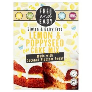 Free & Easy Lemon Poppyseed Cake Mix - 350g