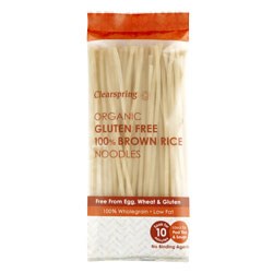 Clearspring Organic Gluten Free Brown Rice Noodles - 200g - Image 2
