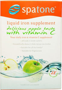 Spatone Apple Liquid Iron Suppliment Sachets - 28 Sachets - Image 2