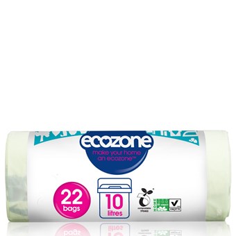 Ecozone Compostable Caddy Liners - 22bags - Image 2