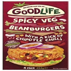 Goodlife Spicy Vegetable Burgers - 454g - Image 2