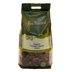 Just Natural Organic Pumpkin Seeds - 500g - Image 2