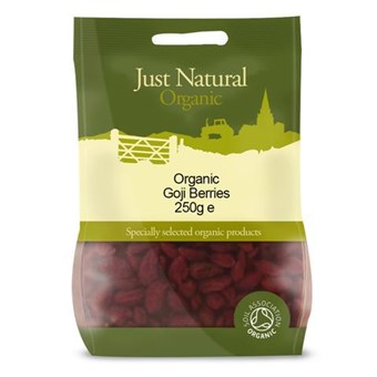 Just Natural Organic Goji Berries - 250g - Image 2