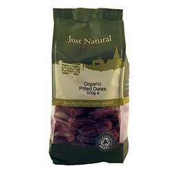 Just Natural Organic Pitted Dates - 500g - Image 2