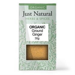 Just Natural Organic Ground Ginger - 30g - Image 2